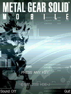 Metal Gear Solid Mobile screen