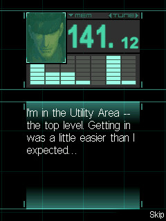 Metal Gear Solid Mobile screen