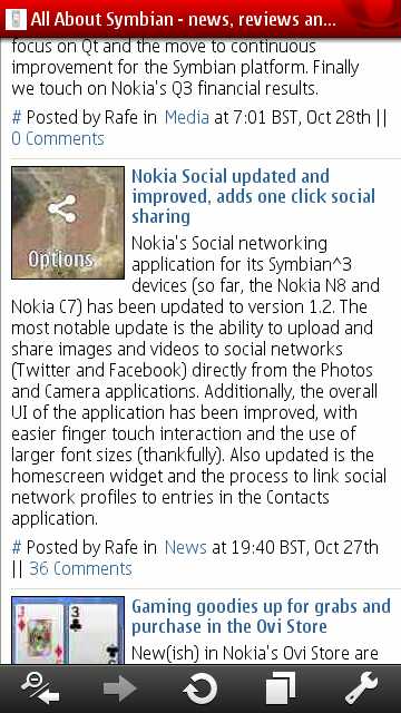 Opera Mini (native) screenshot