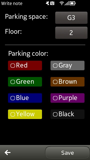 Parking screenshot