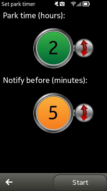 Parking screenshot