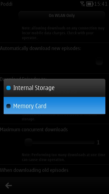 Screenshot, Poddi