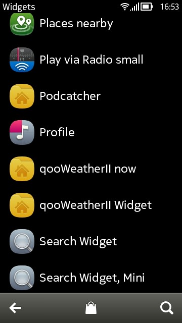 Screenshot, qooWeather