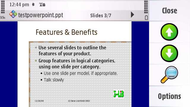 Quickoffice 6 screenshot