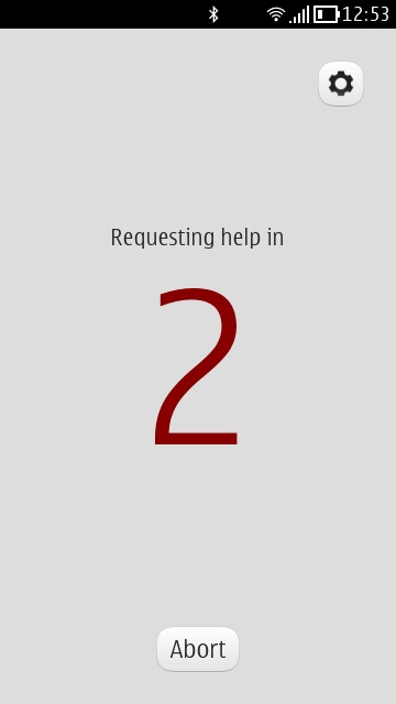 Screenshot. Red Help