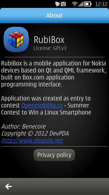 Screenshot, RubiBox