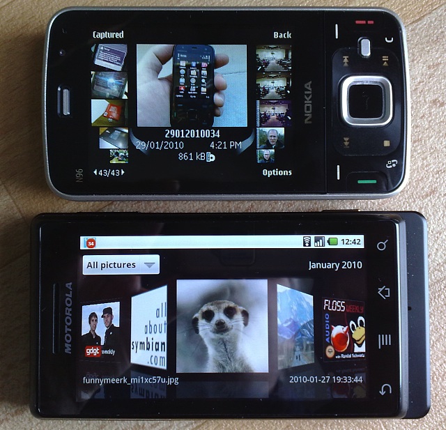 N96 and Milestone