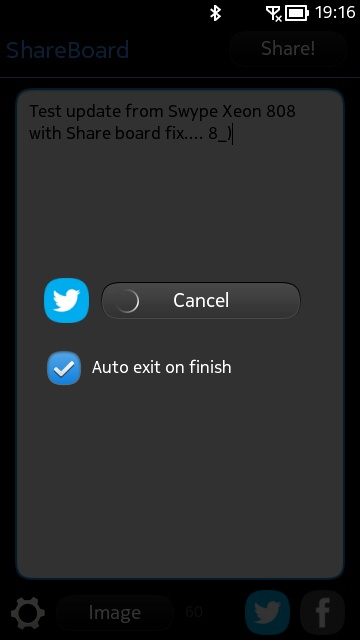 Shareboard fix