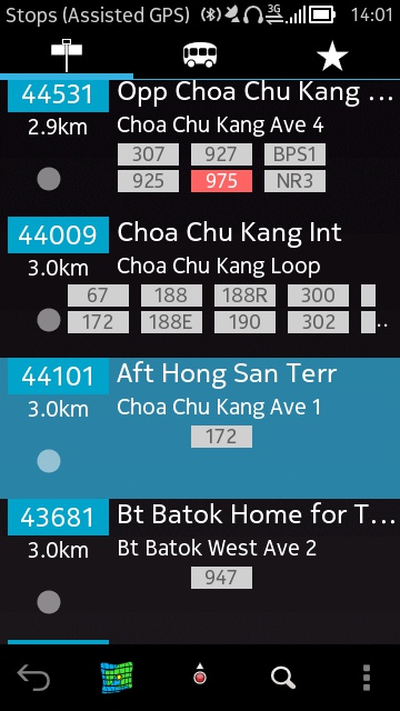 Singapore Bus screenshot