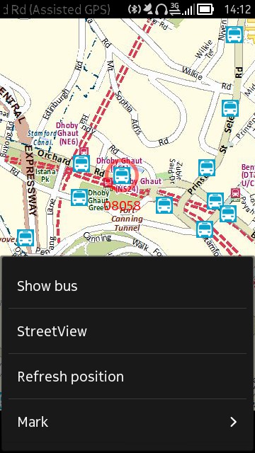 Singapore Bus screenshot