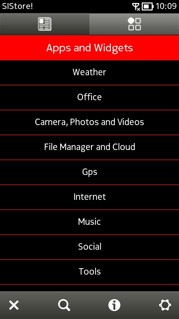 Screenshot, SIStore