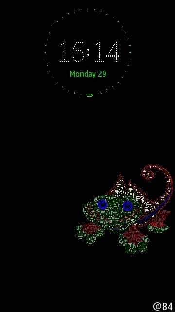 Screenshot, Nokia Sleeping Screen tutorial