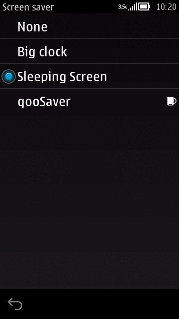 Screenshot, Nokia Sleeping Screen tutorial