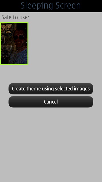 Screenshot, Nokia Sleeping Screen tutorial
