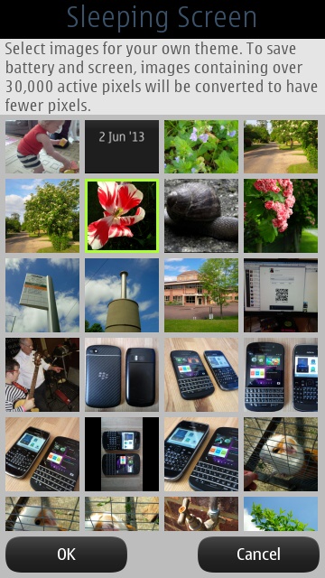 Screenshot, Nokia Sleeping Screen tutorial