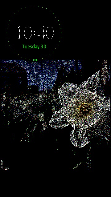 Screenshot, Nokia Sleeping Screen tutorial