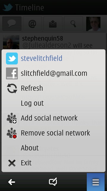 Screenshot, Social update