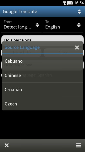 Screenshot, The Advanced Online Translator