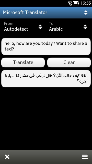 Screenshot, The Advanced Online Translator