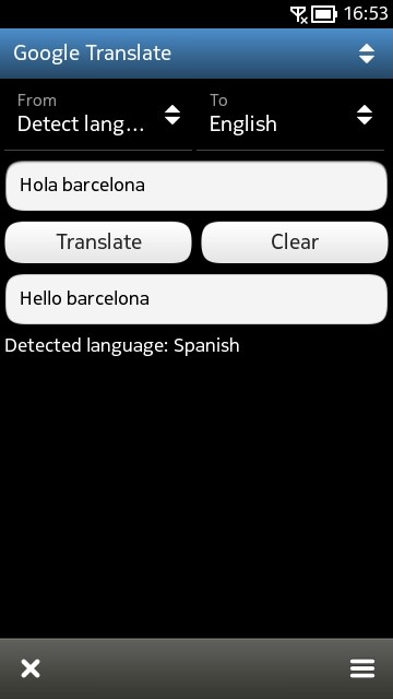 Screenshot, The Advanced Online Translator