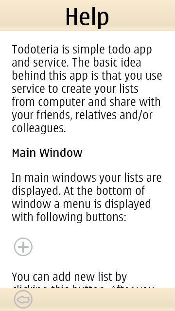 Todoteria screenshot