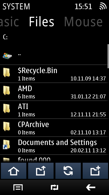 screenshot, TouchRemote