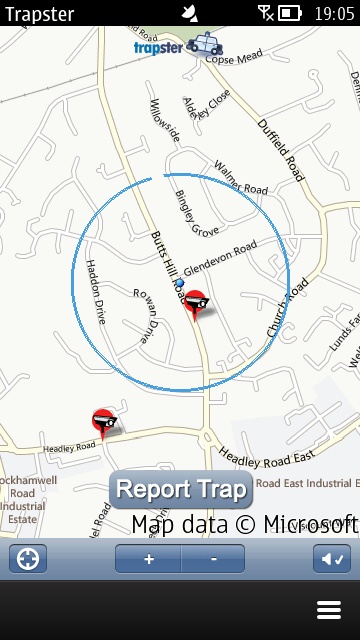 Trapster screenshot