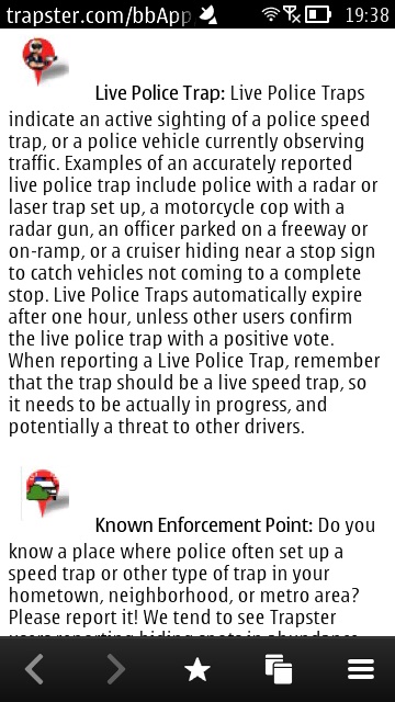 Trapster screenshot
