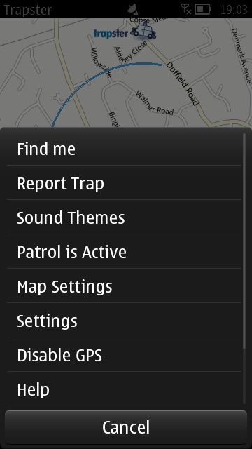 Trapster screenshot