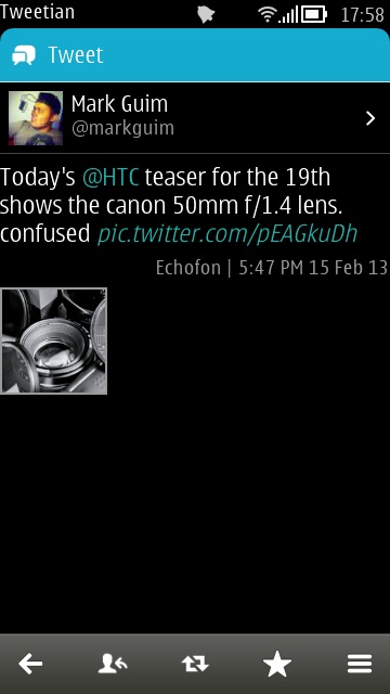 Tweetian screenshot
