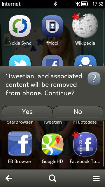 Screenshot, Tweetian install