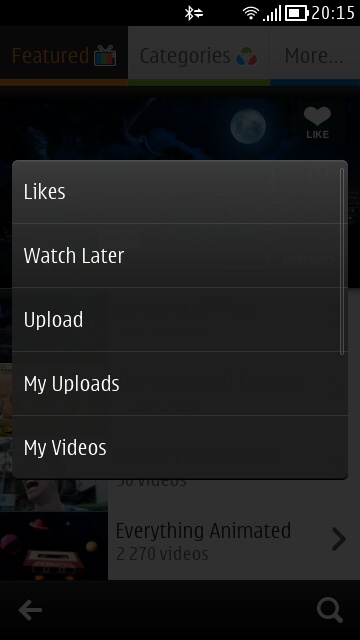 Vimeo screenshot
