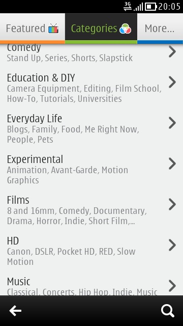 Vimeo screenshot