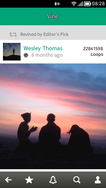 Vine screenshot