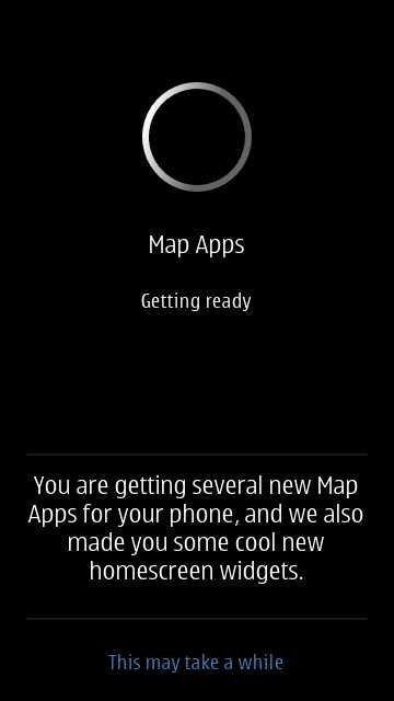 Screenshots, weather widgets and Maps Suite