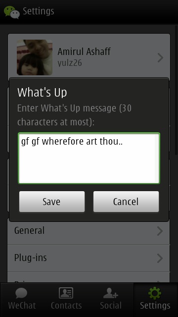 Screenshot, WeChat