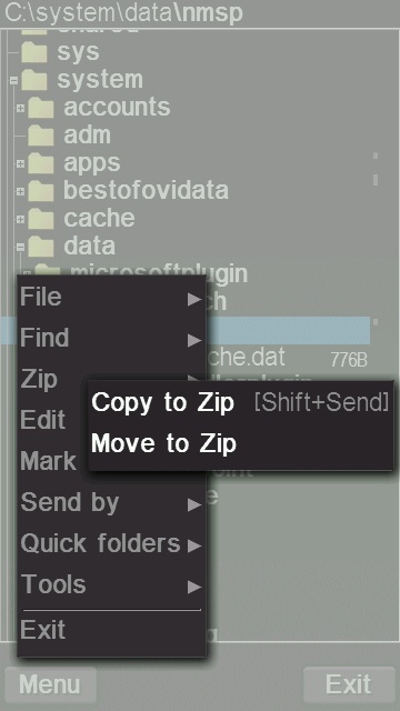Screenshot, X-plore 1.60 freeware