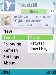 Responding to others with Tweets60