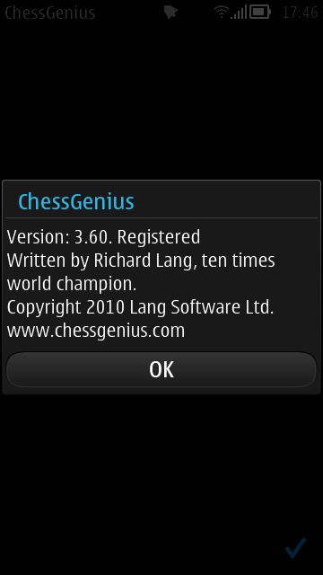 Screenshot, ChessGenius