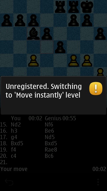 Screenshot, ChessGenius