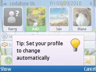 Screenshot from Nokia E5