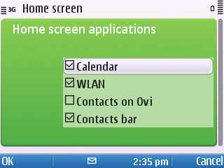 Screenshot from Nokia E5