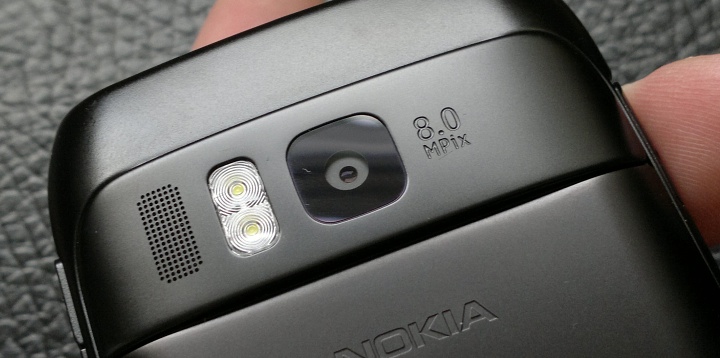 Flush camera glass