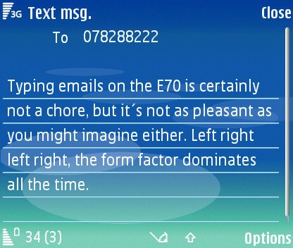 E70 screenshot