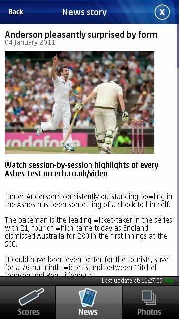 ECB Cricket screenshot