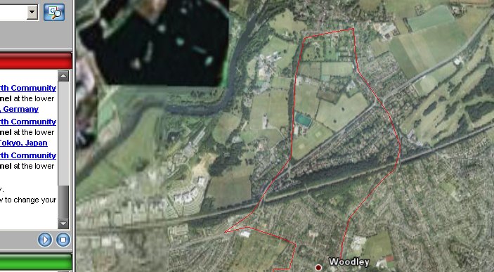 Google Earth track