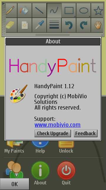 Screenshot, HandyPaint