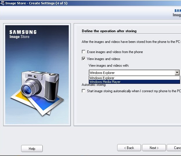 Samsung PC Studio screenshot