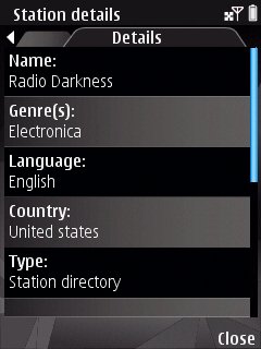 Internet Radio screenshot