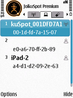 JoikuSpot in action